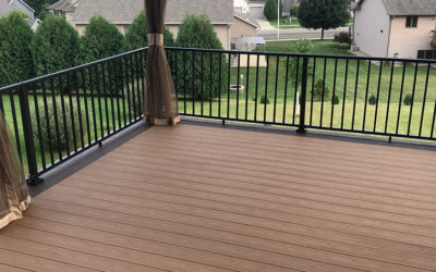 The Klien Family’s New Deck with Stone Accent